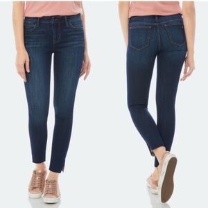 NWT Sam Edelman The Kitten Mid Rise Skinny Ankle Dark Wash Jeans Women Size 2/26
